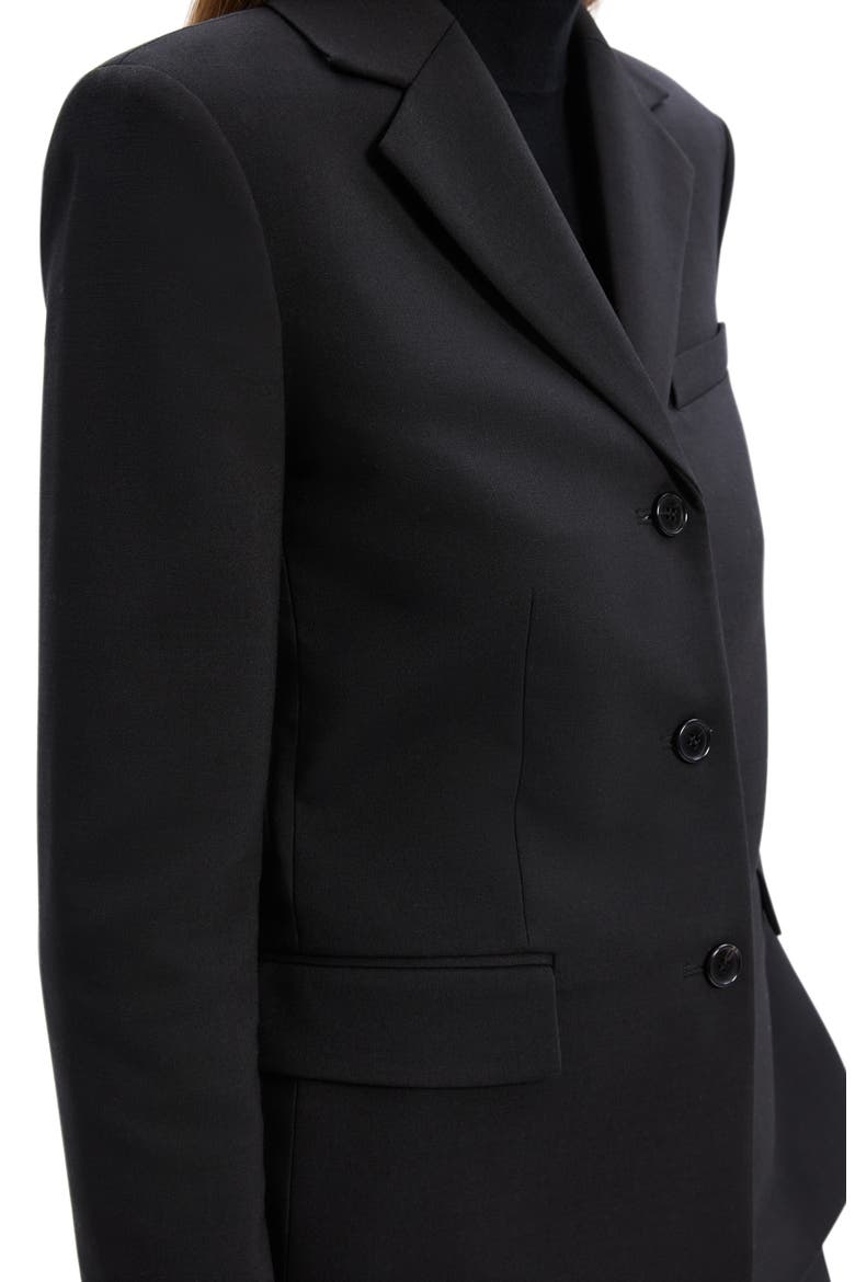 Three Button Jacket, Alternate, color, BLACK