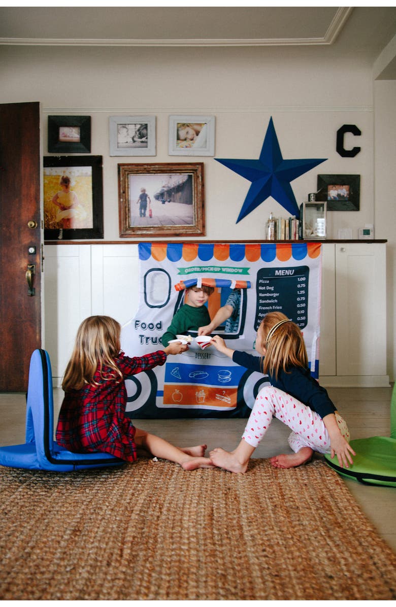 Pacific Play Tents Multi Fold Padded Seat, Alternate, color, Blue