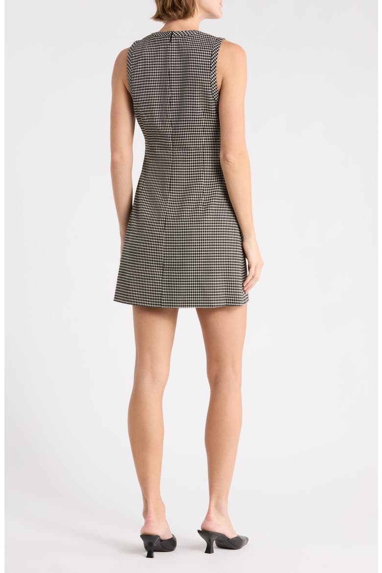 Orla Sleeveless Shift Dress, Alternate, color, BLACK/ IVORY