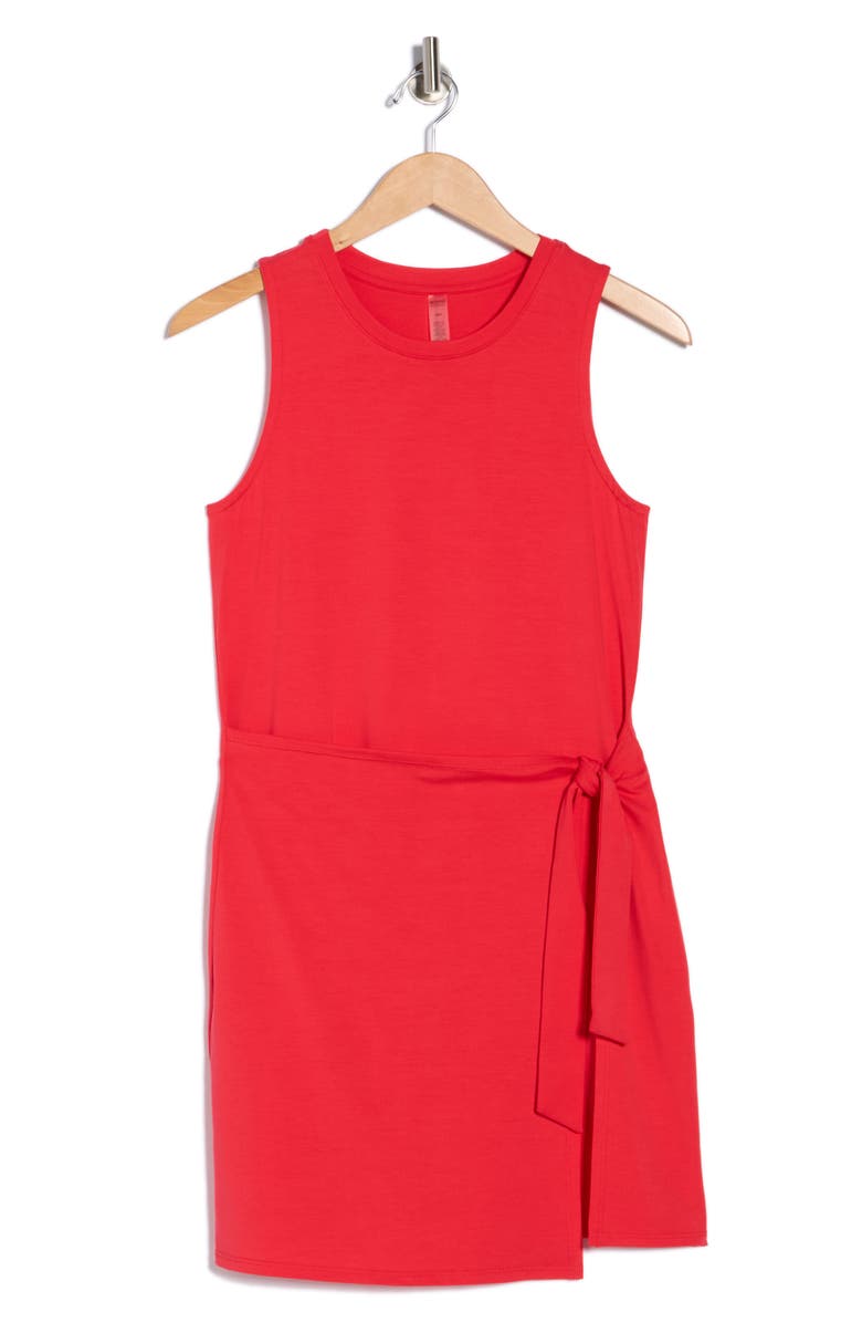 Beyond Yoga Meet Up Wrap Skirt Minidress, Alternate, color, Candy Apple Red