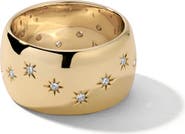MIRANDA FRYE Celeste Crystal Star Band Ring