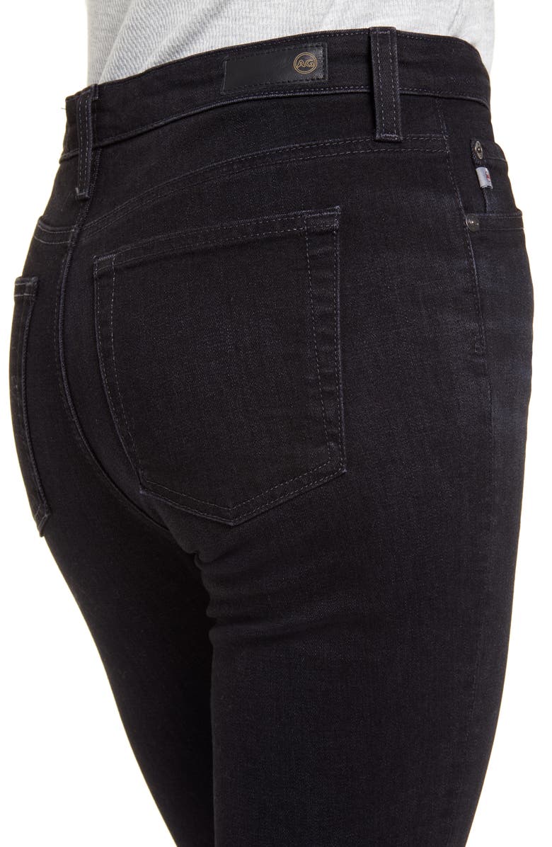 AG Jodi Mid Rise Raw Hem Crop Flare Jeans, Alternate, color,