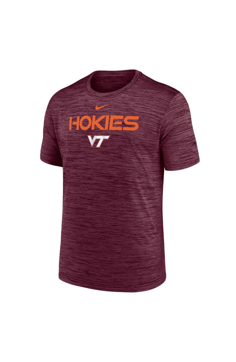 Nike Men's Nike Maroon Virginia Tech Hokies Velocity Performance T-Shirt, Alternate, color, 