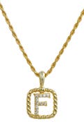 SAVVY CIE JEWELS Initial Pendant Necklace