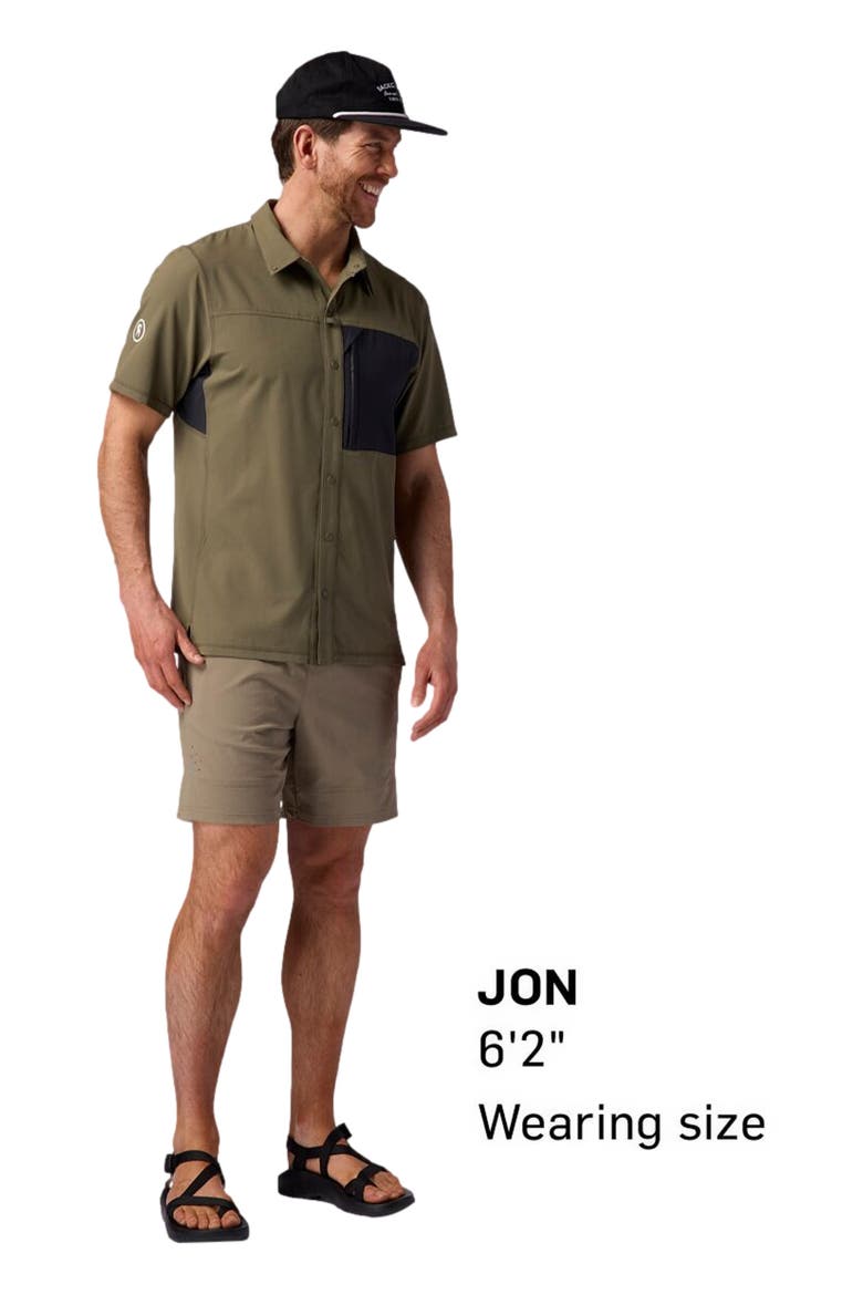 Wasatch Ripstop Pull-On Short - Men's, Alternate, color, Fallen Rock