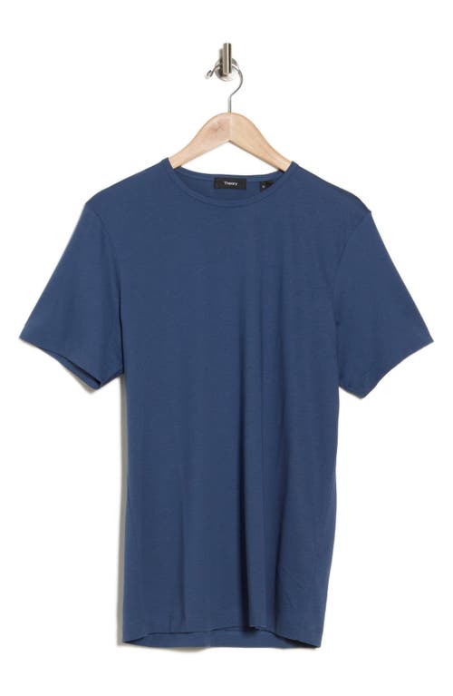 Theory Cosmo Solid Crewneck T-shirt In Sargasso