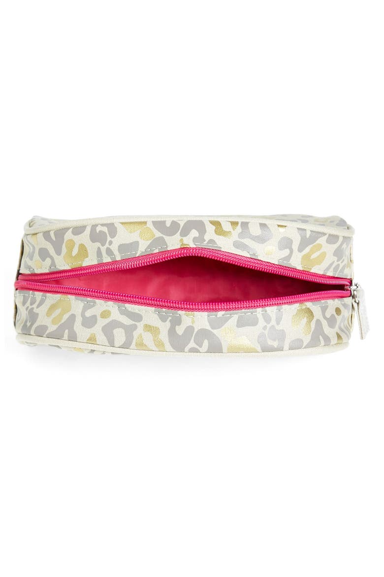 'Cheetah' Canvas Cosmetics Bag (Limited Edition) (Nordstrom Exclusive), Alternate, color, NO COLOR