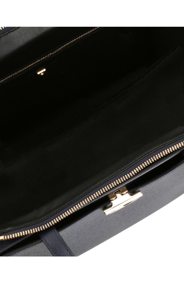 FERRAGAMO Gemini Pebbled Leather Tote, Alternate, color,