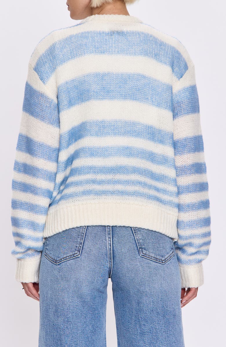 Pistola Moa Stripe Sweater, Alternate, color, Blue Gradient Stripe