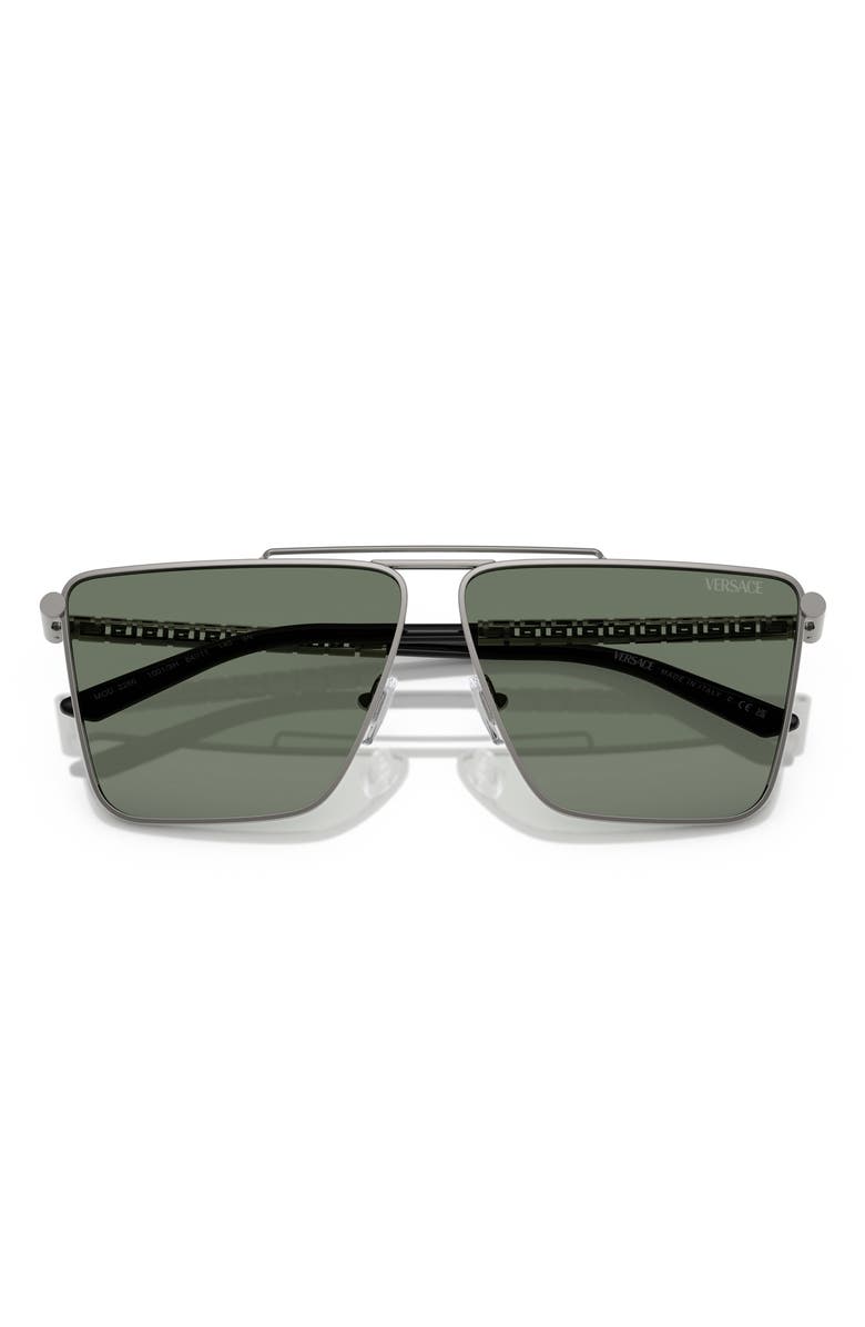 Versace 64mm Oversize Pillow Sunglasses, Alternate, color, 