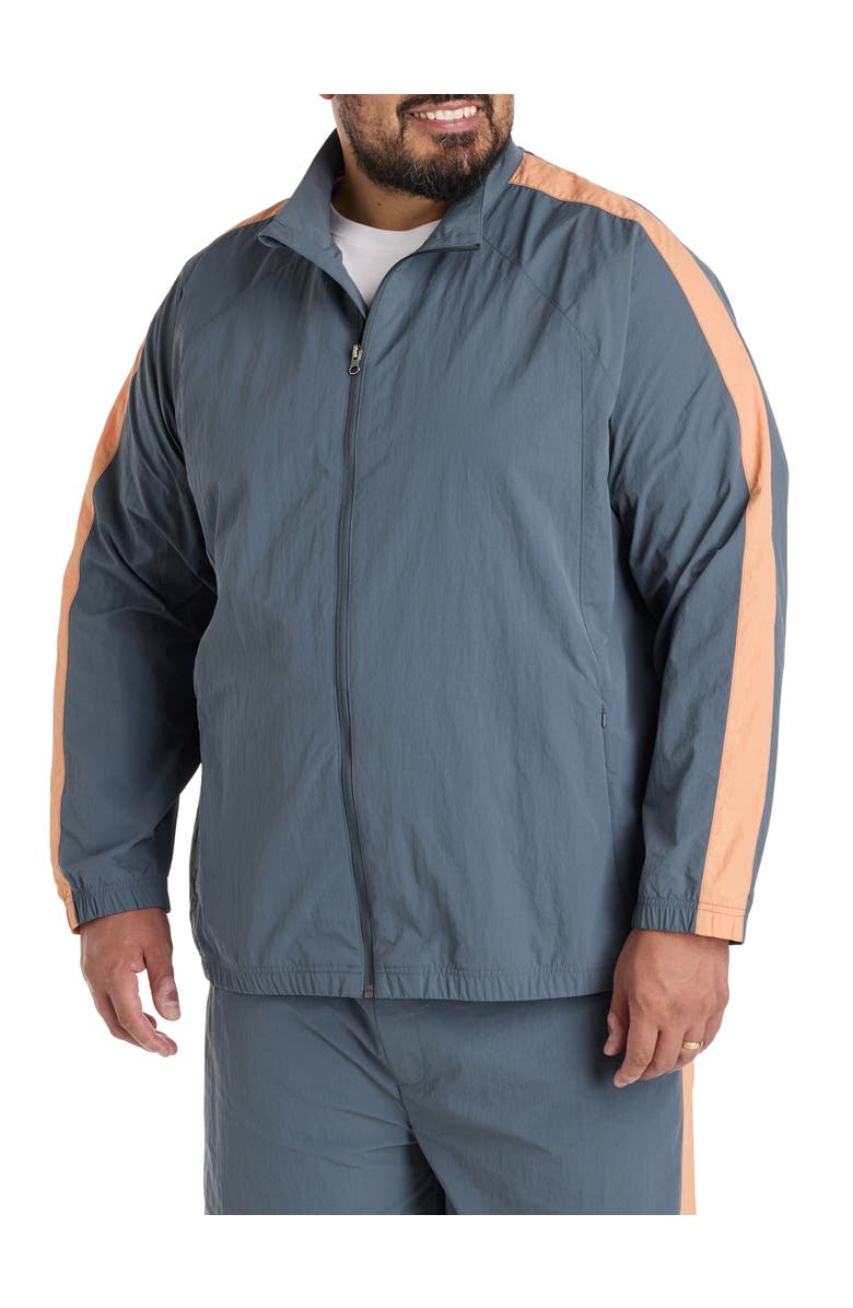 Society of One by DXL Big & Tall Athletic Jacket, Alternate, color, Dark Slate