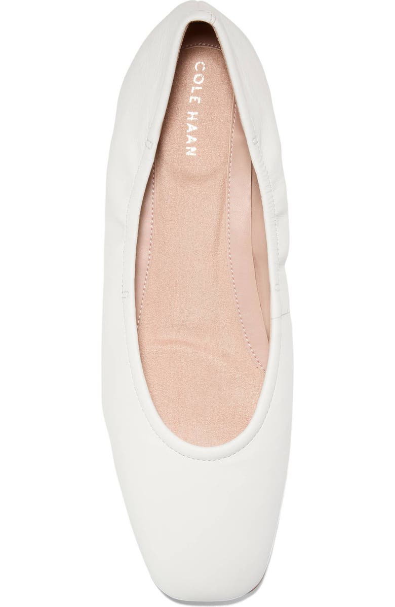 Cole Haan Go-To Valinda Ballet Flat, Alternate, color, White Powder Leather