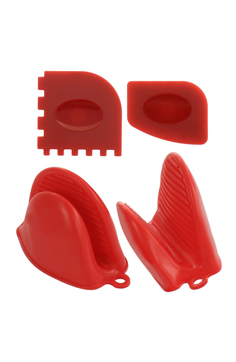 Megachef 12 Piece Round PreSeasoned Cast Iron Cookware Set, Alternate, color, Black