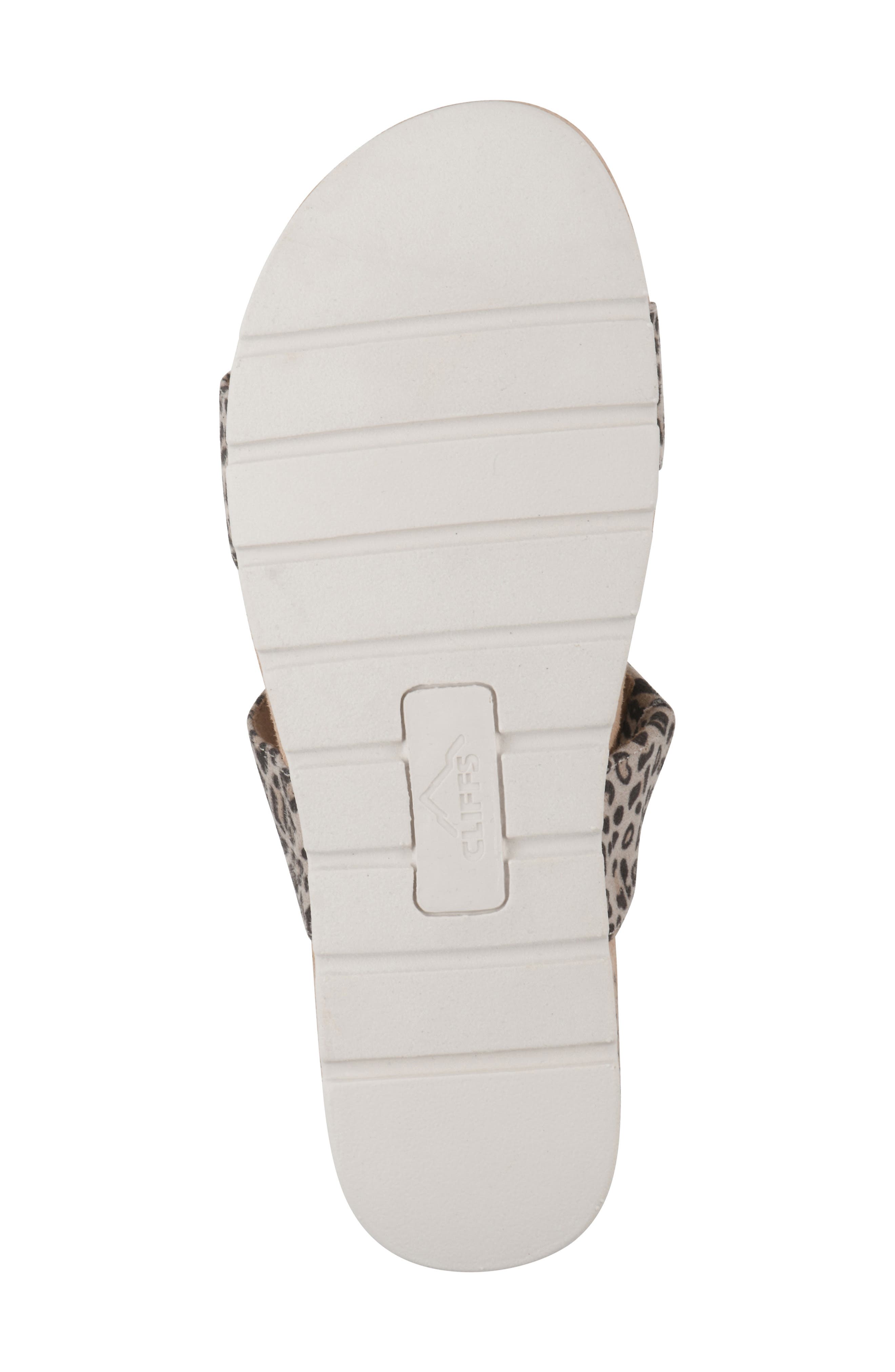 Tahlie Slide Sandal, Alternate, color, NATURAL LEOPARD SUEDETTE