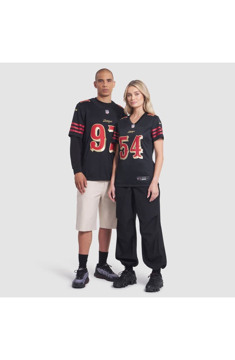 Nike Women's Nike Fred Warner Black San Francisco 49ers 2025 Rivalries Collection Game Jersey, Alternate, color, Black
