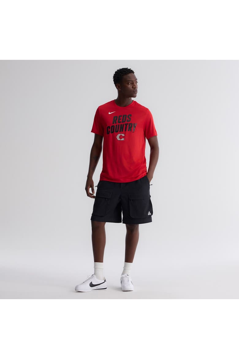 Men's Nike Red Cincinnati Reds 2026 City Connect Team Phrase Script Dri-FIT T-Shirt, Alternate, color, Red
