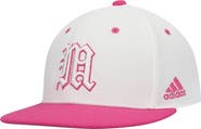adidas Men's adidas White Miami Hurricanes On-Field Baseball Fitted Hat