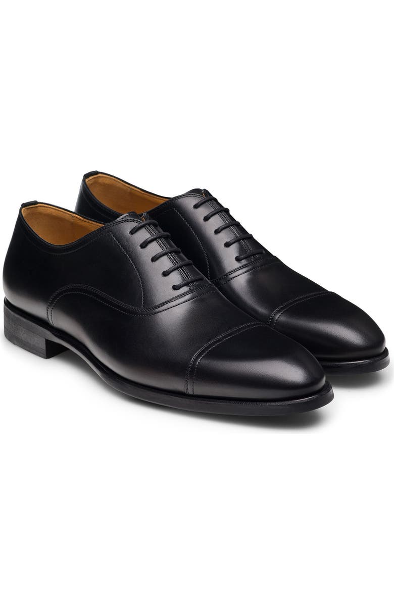 Magnanni Marcona Cap Toe Oxford, Main, color, Black