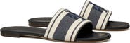 Tory Burch Double T Jacquard Slide Sandal