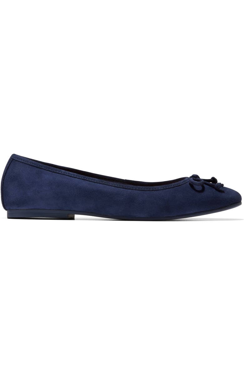 Cole Haan Yara Ballet Flat, Alternate, color, Midnight Navy Suede