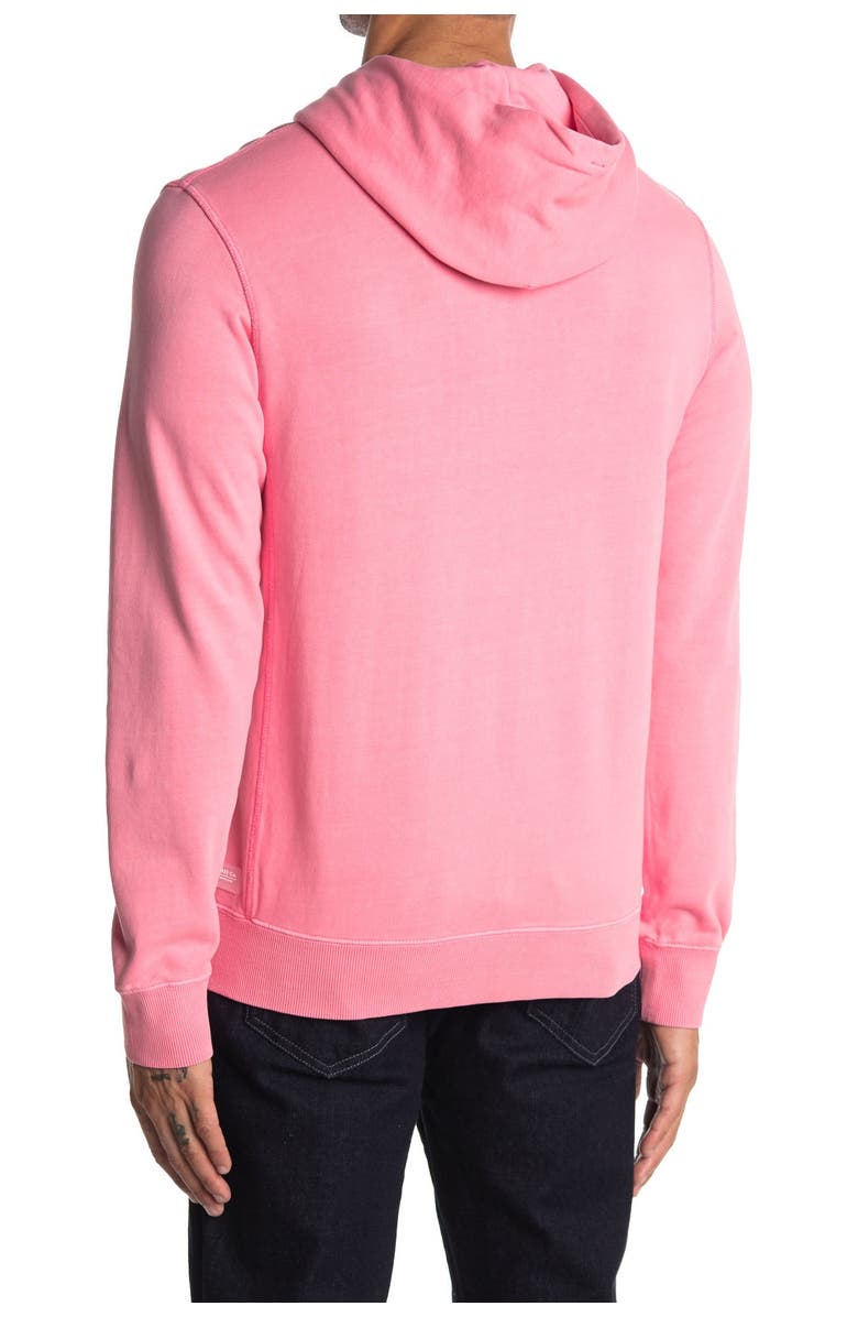 Scotch & Soda Garment Dyed Artwork Pullover Hoodie, Alternate, color, 