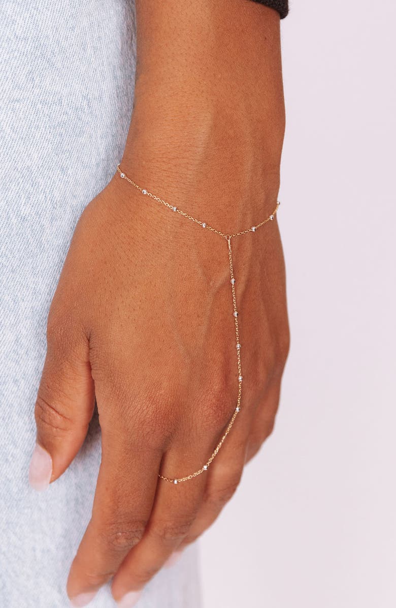 Set & Stones Austen Hand Chain, Alternate, color, Gold