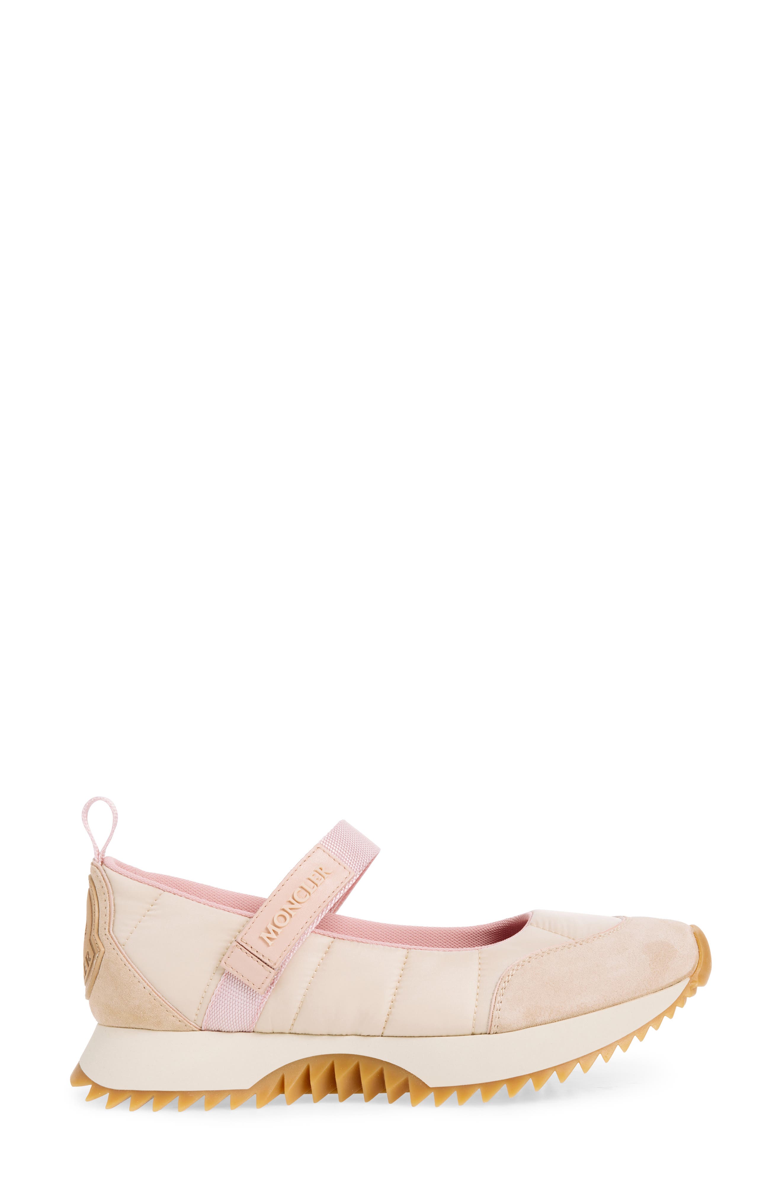Moncler Pacey Ballet Mary Jane Sneaker, Alternate, color, Beige Sand
