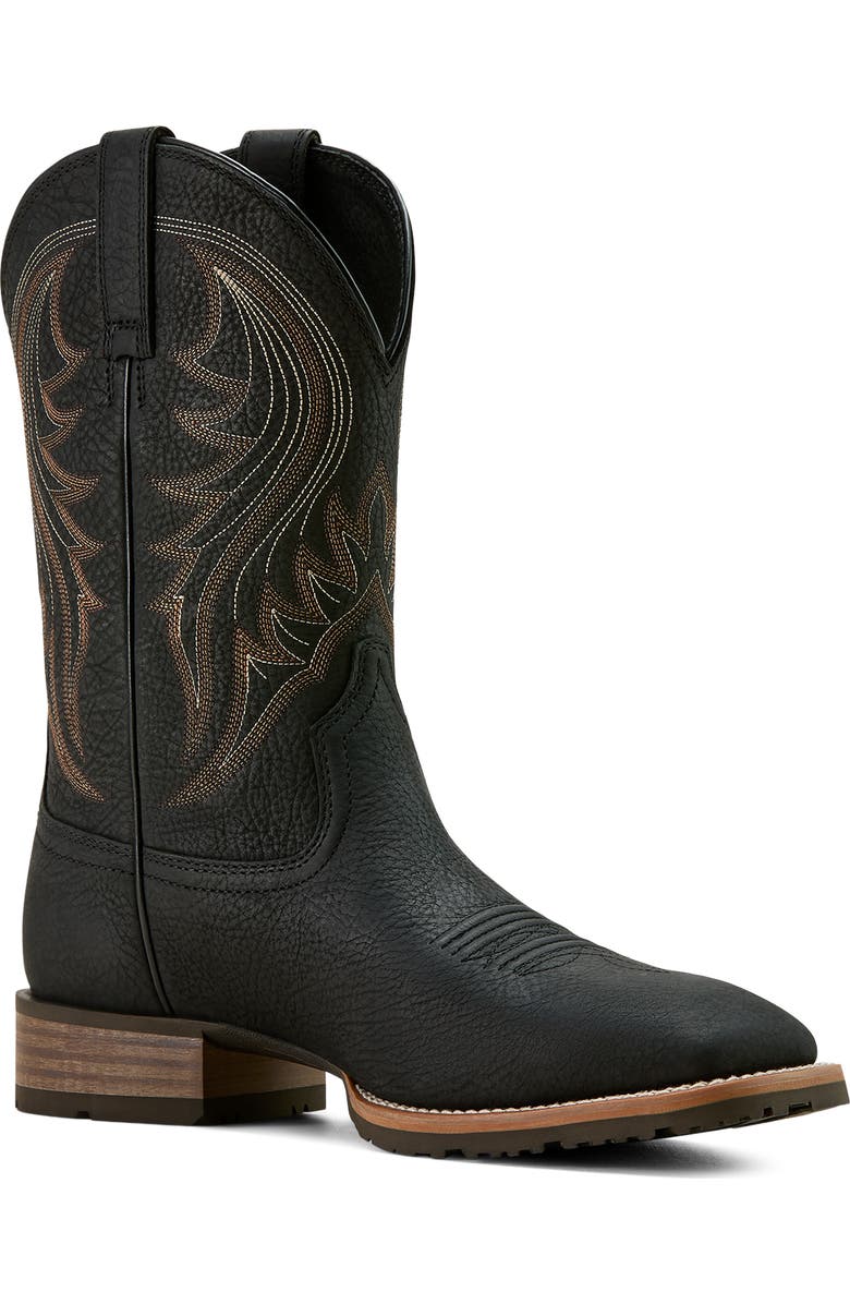 Ariat Hybrid Rancher Cowboy Boot, Main, color, Jasper Black