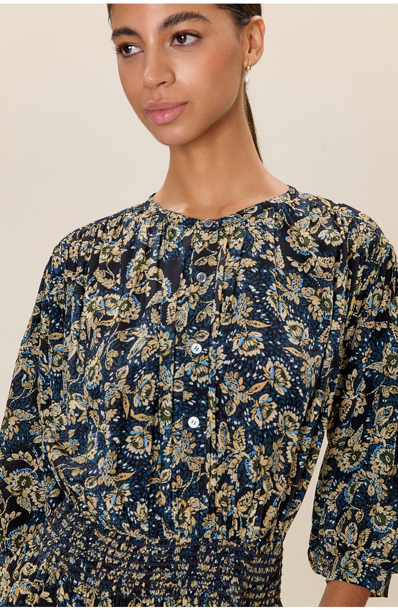 Rebecca Taylor Charlene Dress, Alternate, color, Navy Multi