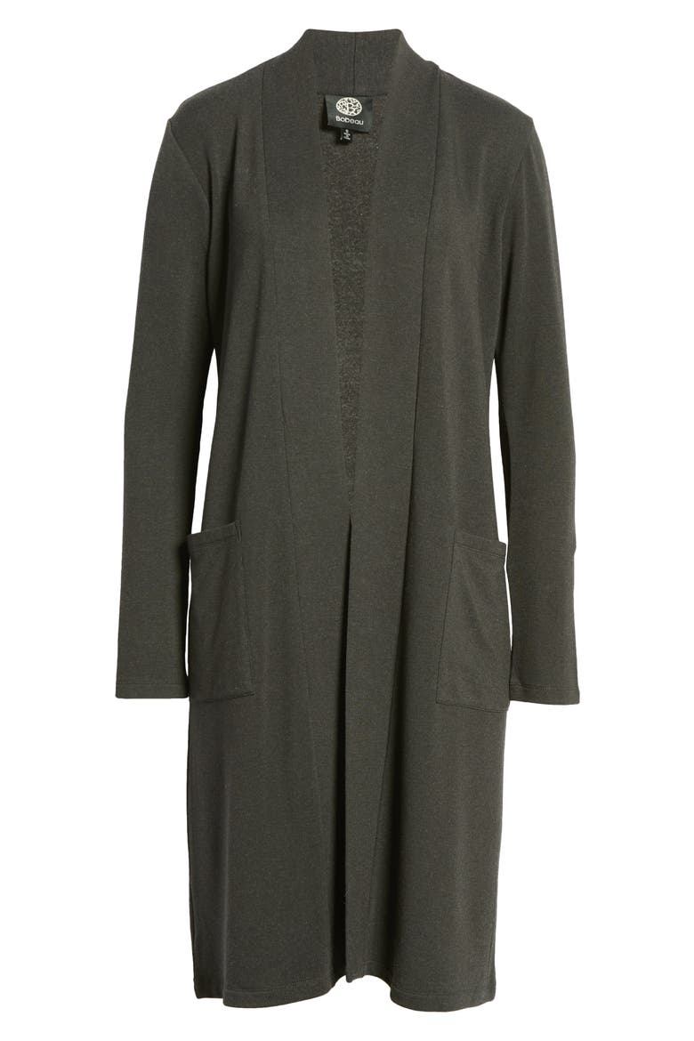 Duster Cardigan, Alternate, color, RAVEN BLACK MIX