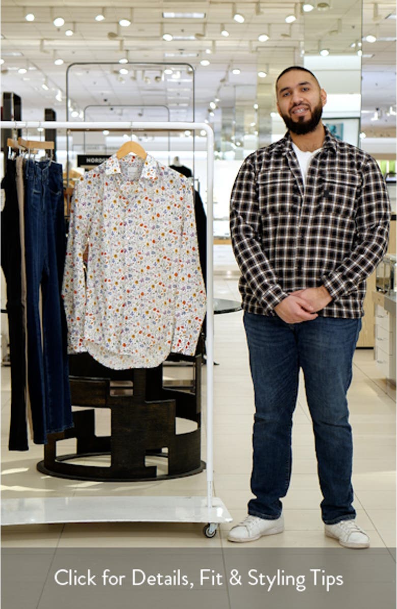 Tailored Fit Floral Dress Shirt, sales video thumbnail