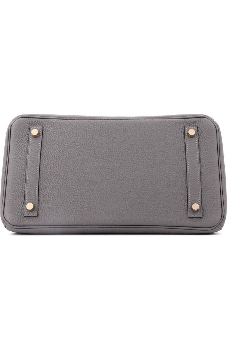 Pre-Owned Hermes Birkin Handbag Grey Togo with Gold Hardware 30, Alternate, color, Gris Meyer