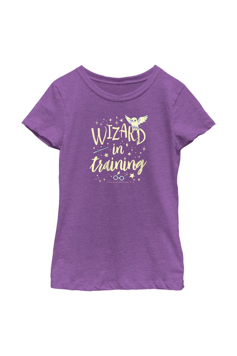Girl's Harry Potter Wizard in Training  Graphic T-Shirt, Main, color, Purple Berry