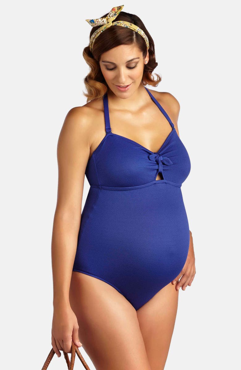 Pez D'Or One-Piece Maternity Swimsuit, Alternate, color, 