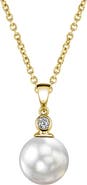 The Pearl Source South Sea Pearl & Diamond Michelle Pendant