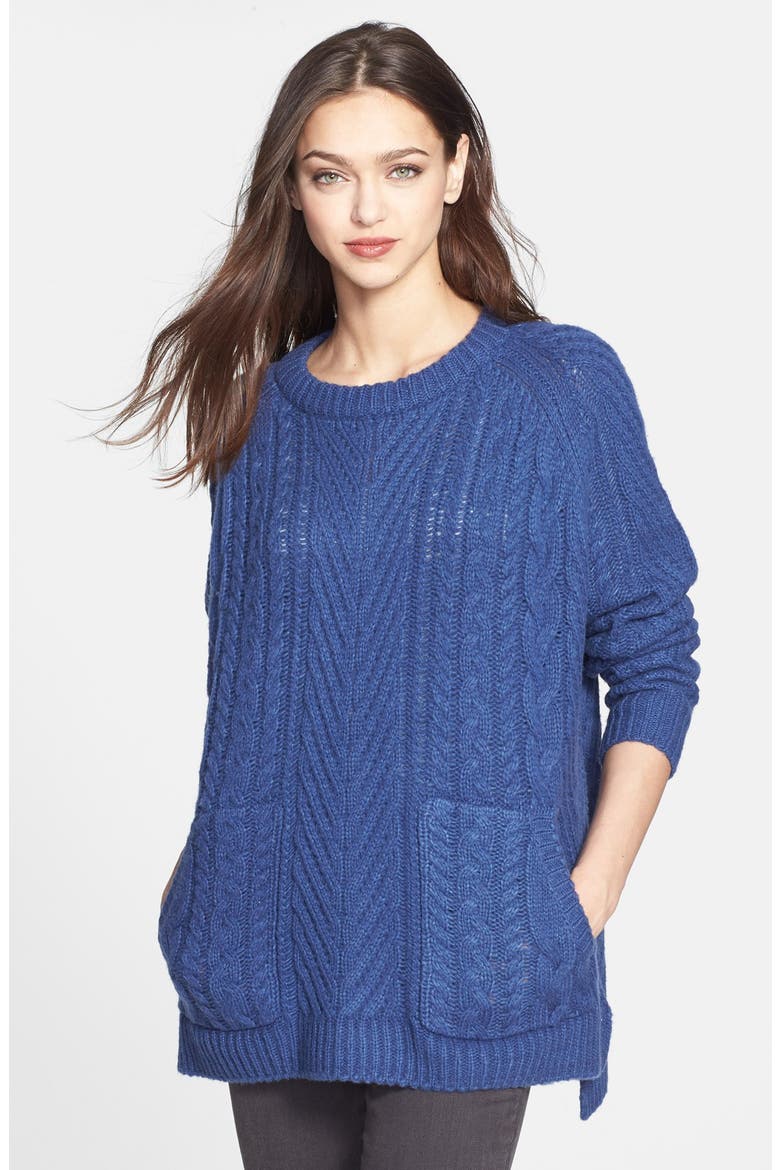 'James' Sweater, Main, color, CENTURY BLUE MELANGE