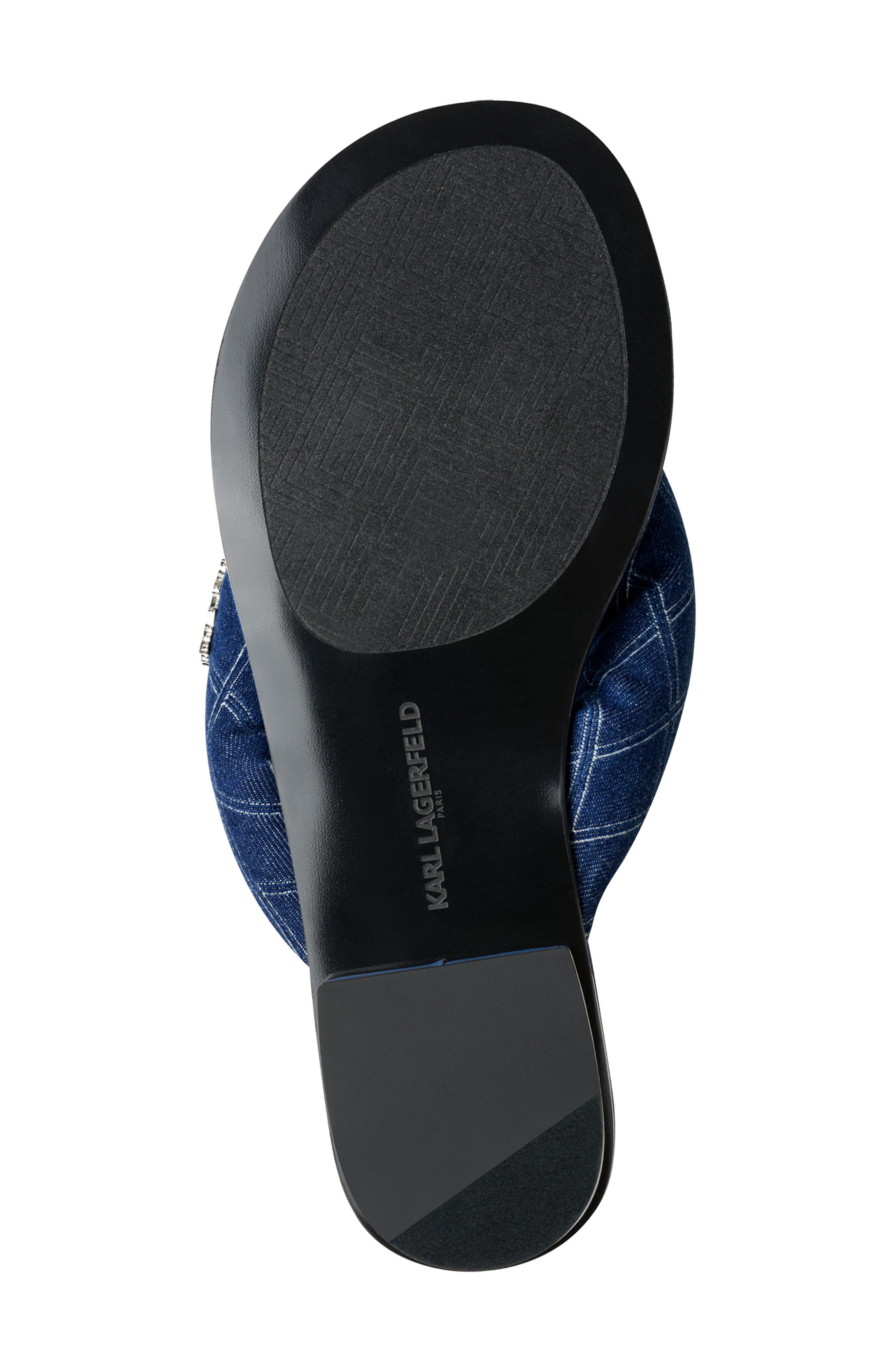 KARL LAGERFELD PARIS Ceejay Rue Pins Flip Flop, Alternate, color, 