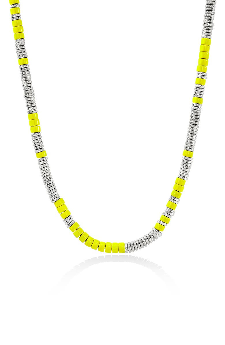 John Hardy Heishi Necklace, Main, color, Silver/ Yellow