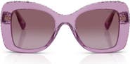 Swarovski 51mm Butterfly Sunglasses