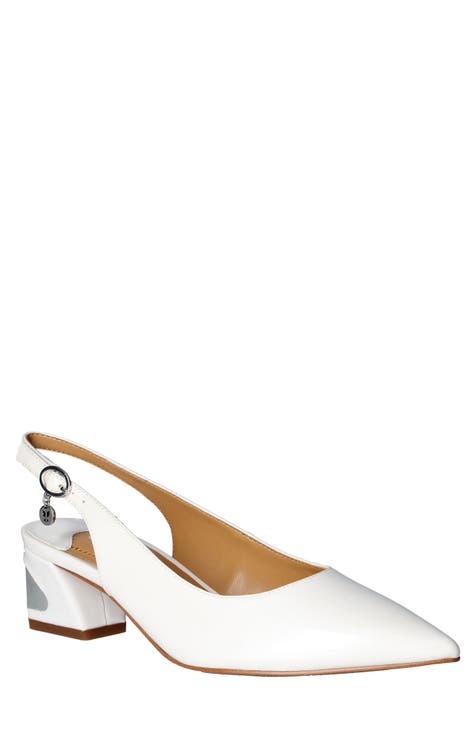 J renee shops white pumps