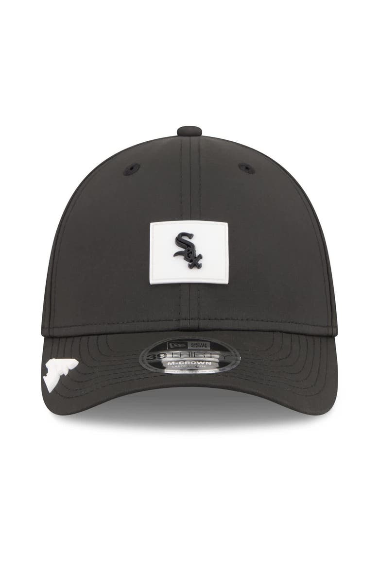 Men's New Era  Black Chicago White Sox 2026 Clubhouse M-Crown 39THIRTY Flex Hat, Alternate, color, Black