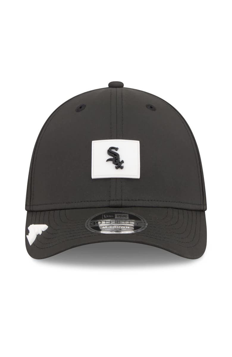 New Era Men's New Era  Black Chicago White Sox 2026 Clubhouse M-Crown 39THIRTY Flex Hat, Alternate, color, Black