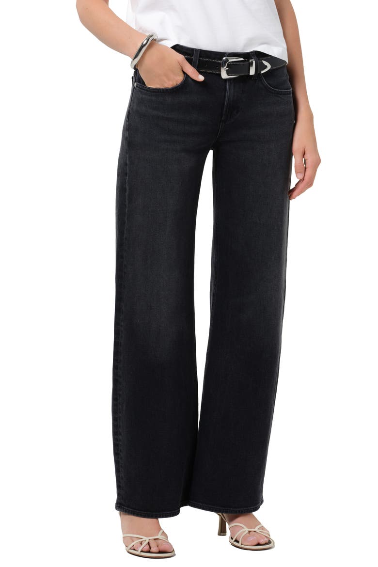 Nora Wide Leg Jeans, Main, color, CAYEYE WASHED BLACK