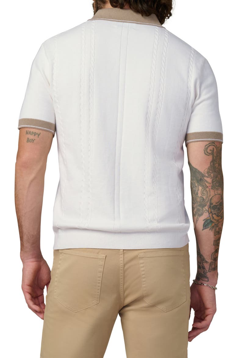 Cotton Blend Tennis Polo, Alternate, color, WHITE