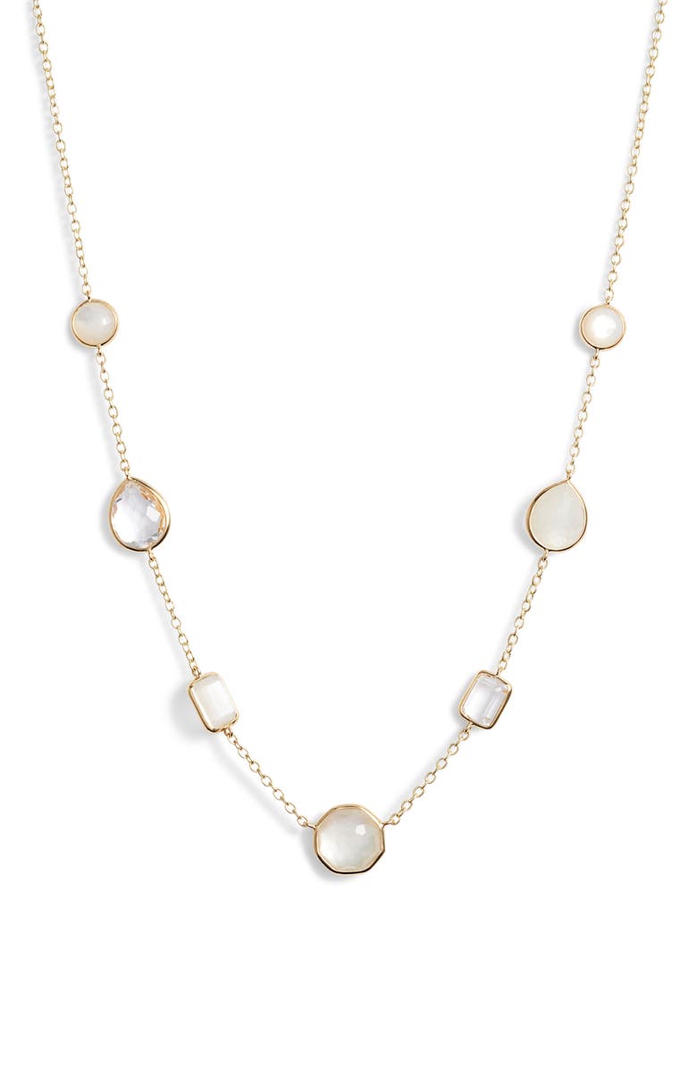 Ippolita Rock Candy Semiprecious Stone Frontal Necklace, Main, color,