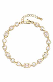 Amara 18k Gold Plated Cubic Zirconia Bracelet