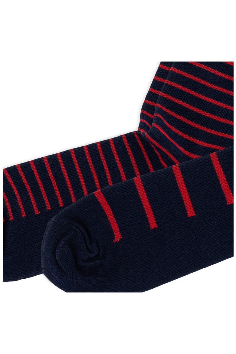Shirting Pattern Assorted 2-Pack Crew Socks, Alternate, color, NAVY