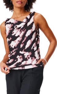 NIC+ZOE Spring Shadow Cowl Neck Tank