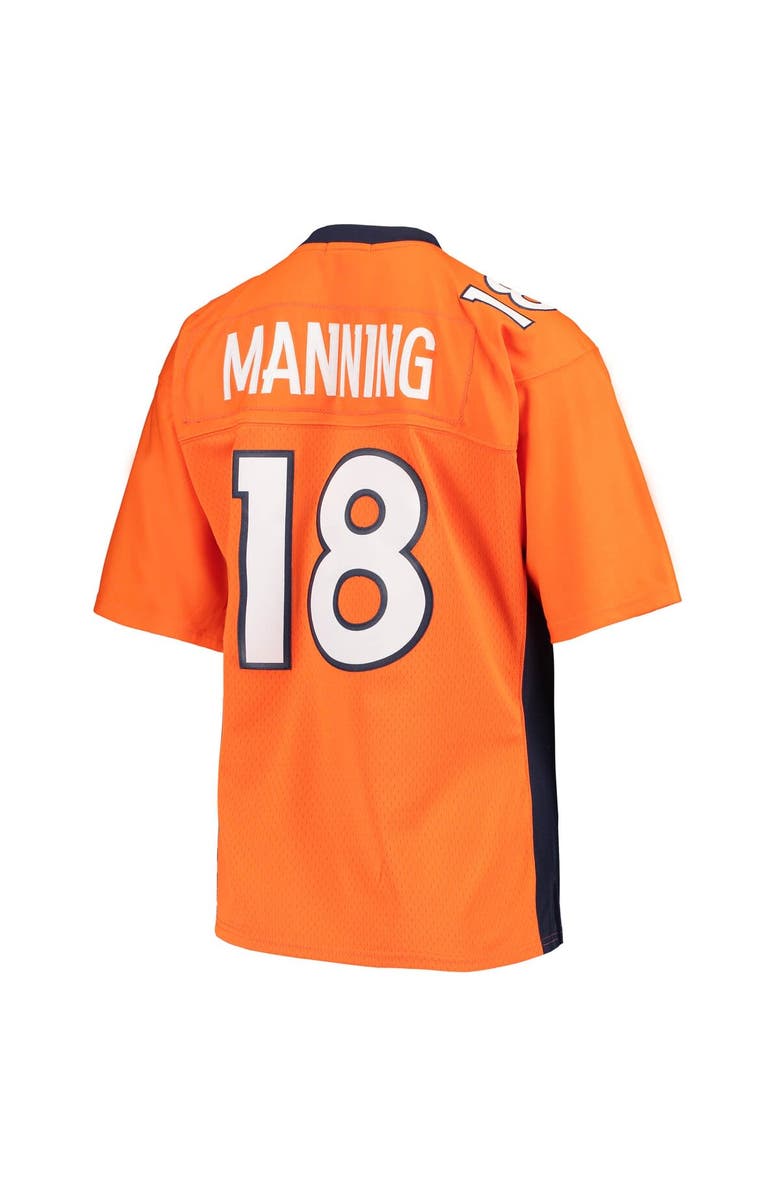 Mitchell & Ness Women's Mitchell & Ness Peyton Manning Orange Denver Broncos Legacy Replica Player Jersey, Alternate, color,