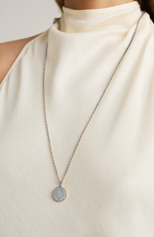 Dean Davidson Mirabeaux Pavé Long Pendant Necklace In Metallic